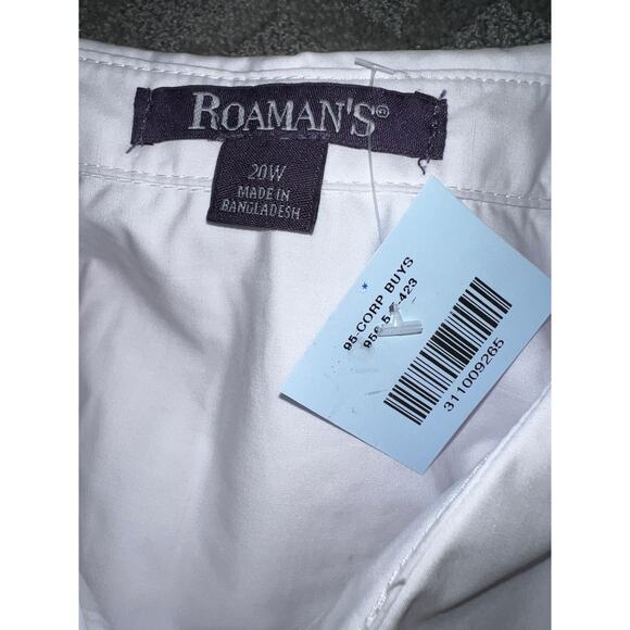 Roaman's White Button-Up Shirt - Picture 7 of 9